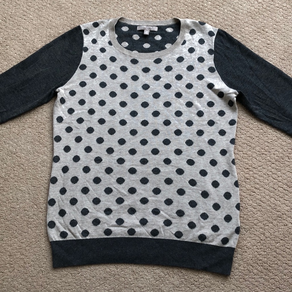 BANANA REPUBLIC Polka Dot Sweater